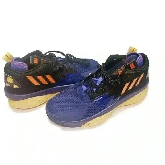 Adidas Mens Size 7.5 Womens 8.5 Dame 8 Basketball Shoes Damian Lillard GZ4626 - Picture 9 of 11